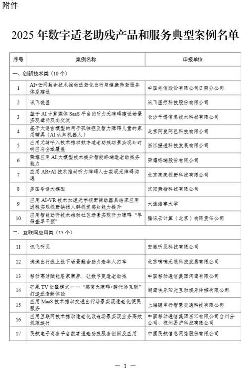 工信部公布2025年數(shù)字適老助殘服務典型案例 數(shù)字內(nèi)容制作打破壁壘